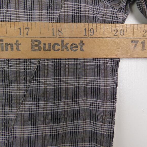 John Varvatos USA Shirt Mens SZ M Button Up Checkered Business Casual Dress NWT - Picture 9 of 12